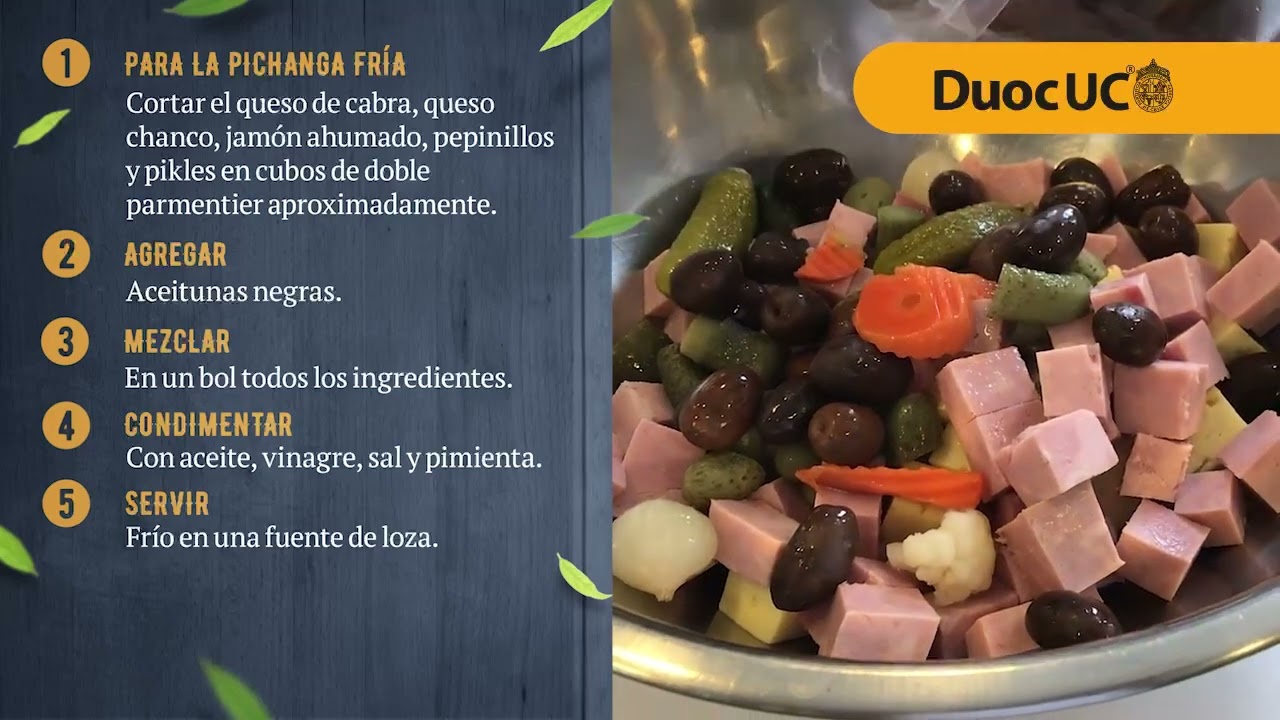 07 PICHANGA FRÍA Recetario DuocUC