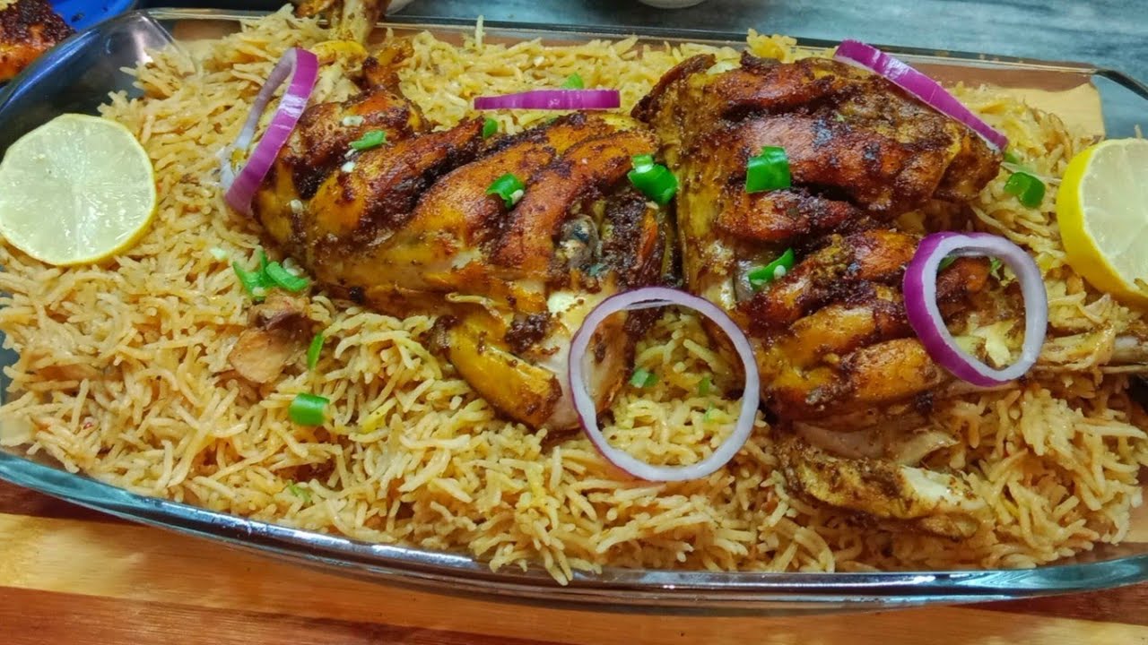 mouth watering chicken Mandi recipe, chicken tikka rice recipe @EditMonuzzapk