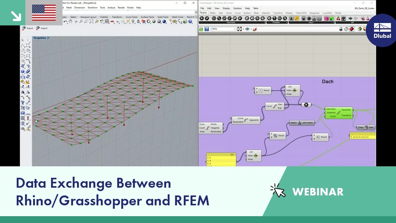 Webinar: Data Exchange Between Rhino/Grasshopper and RFEM
