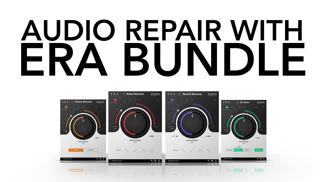 Audio Repair MADE EASY | Accusonus ERA BUNDLE