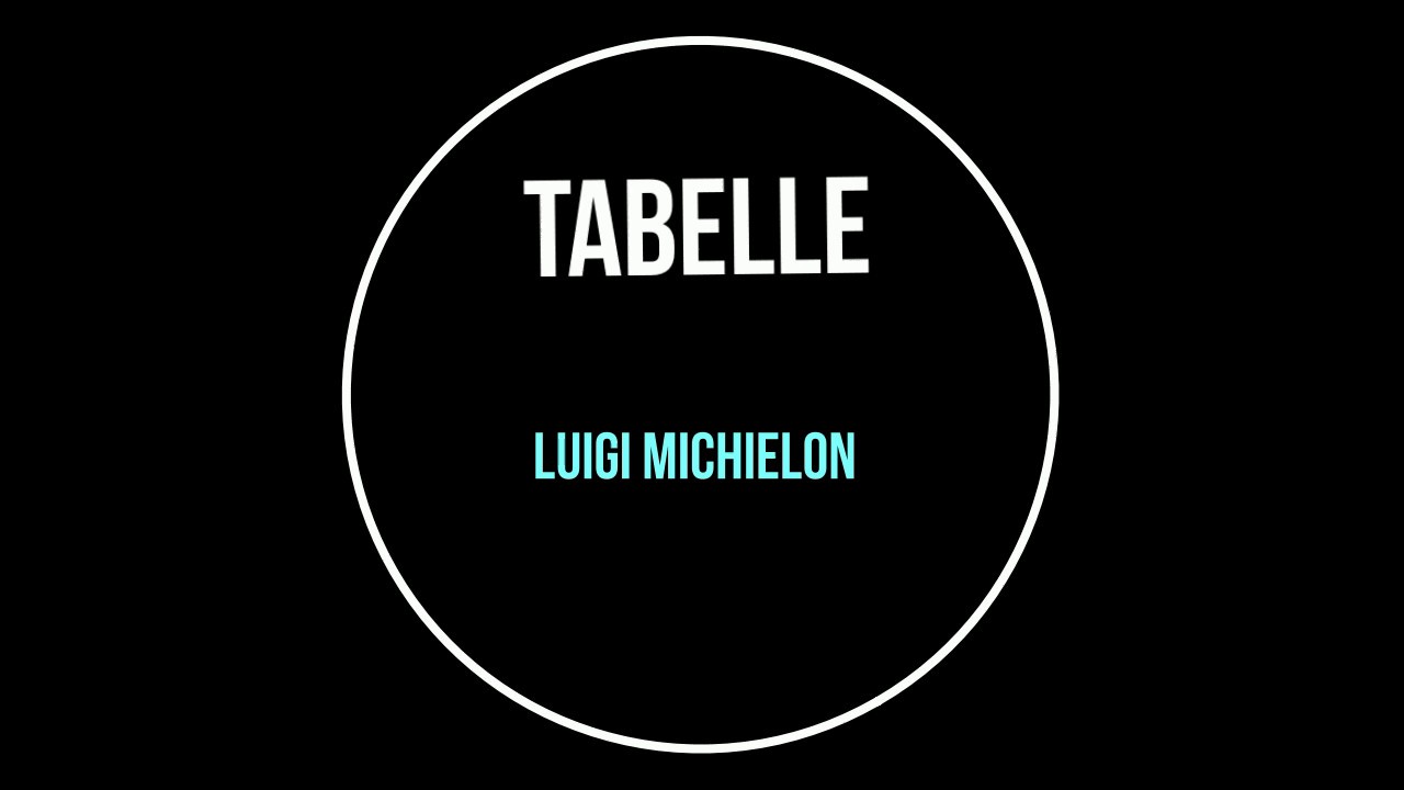 Usare le Tabelle (Ottava Parte)