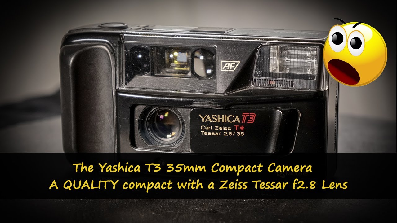 The YASHICA T3 review - A QUALITY 35mm Compact Camera with a STUNNING Carl Zeiss Tessar f2.8 Lens.