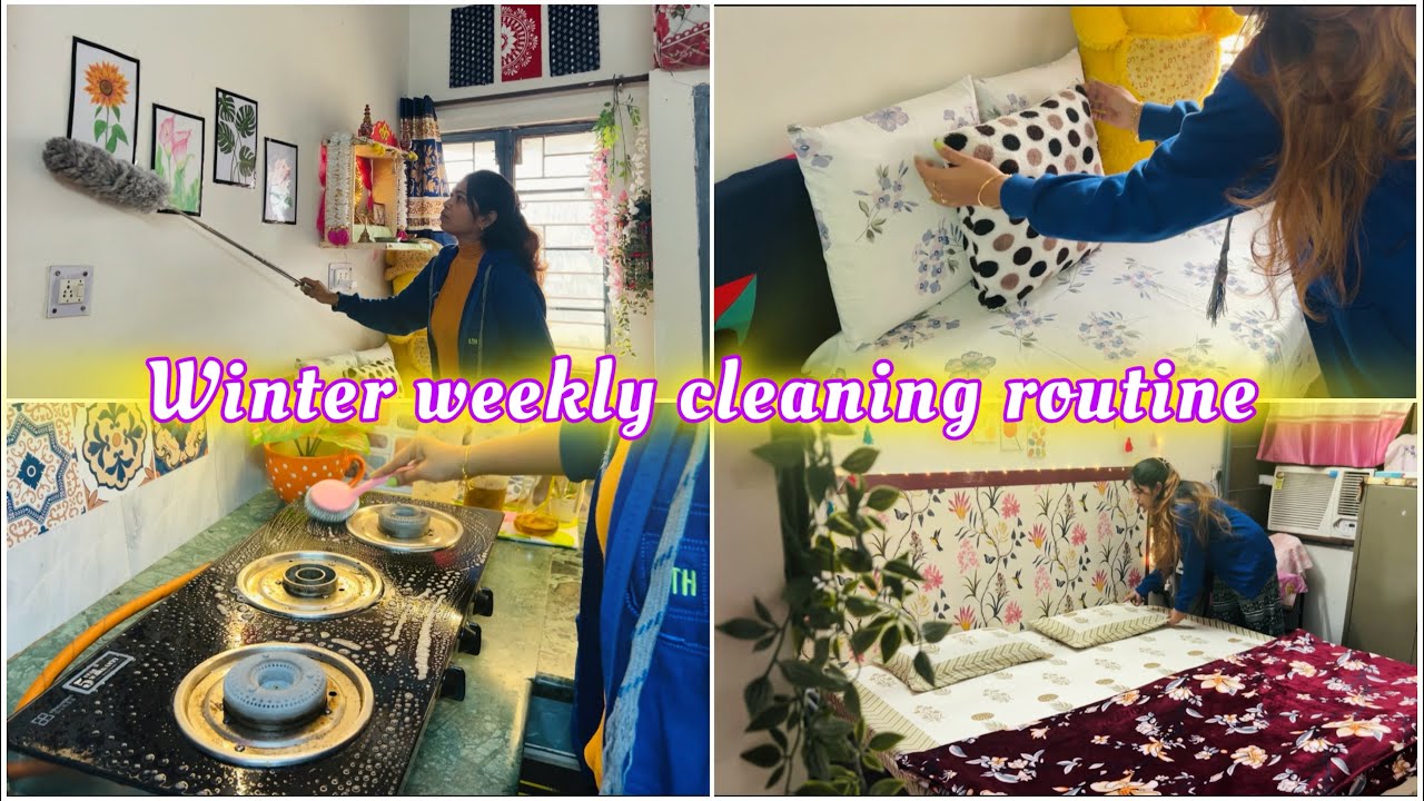 Winter weekly cleaning and home reset routine | cleaning | cooking | organising #morningmotivation 