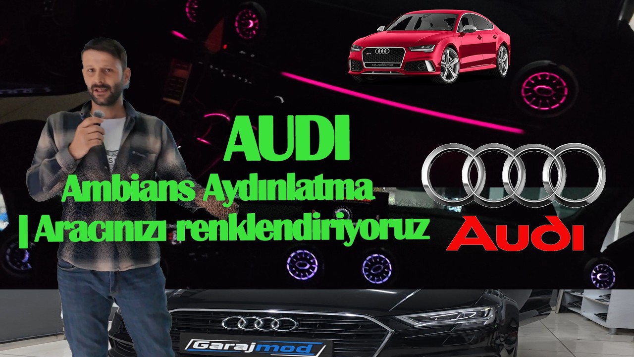 AUDI ambians aydınlatma Timelaps ve Detayları🚗 #garajmod #multimedya #otomobilmedia