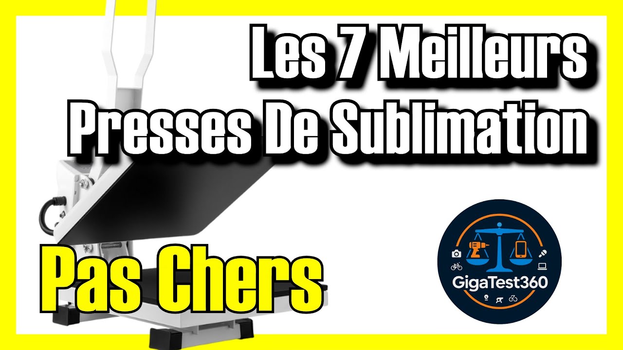 🖨️🔥 Les 7 MEILLEURS Presses De Sublimation PAS CHERS sur Amazon [2026]✅[Qualité/Prix] DIY
