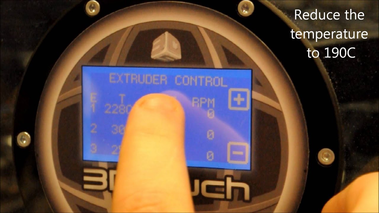 How to unblock the print head on a BFB-3000 or 3DTouch 3D printer