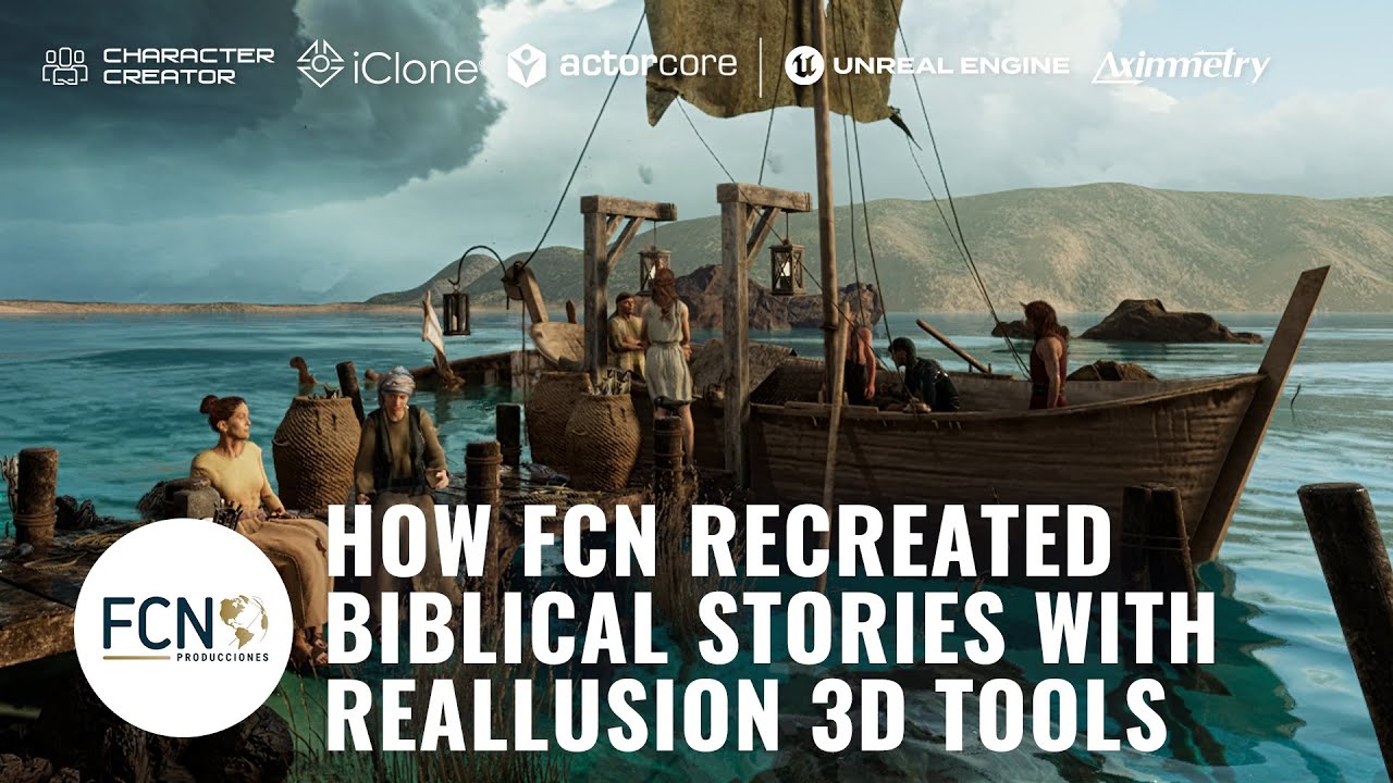 How FCN Recreated Biblical Stories with Reallusion 3D Tools |  Character Creator, iClone, ActorCore