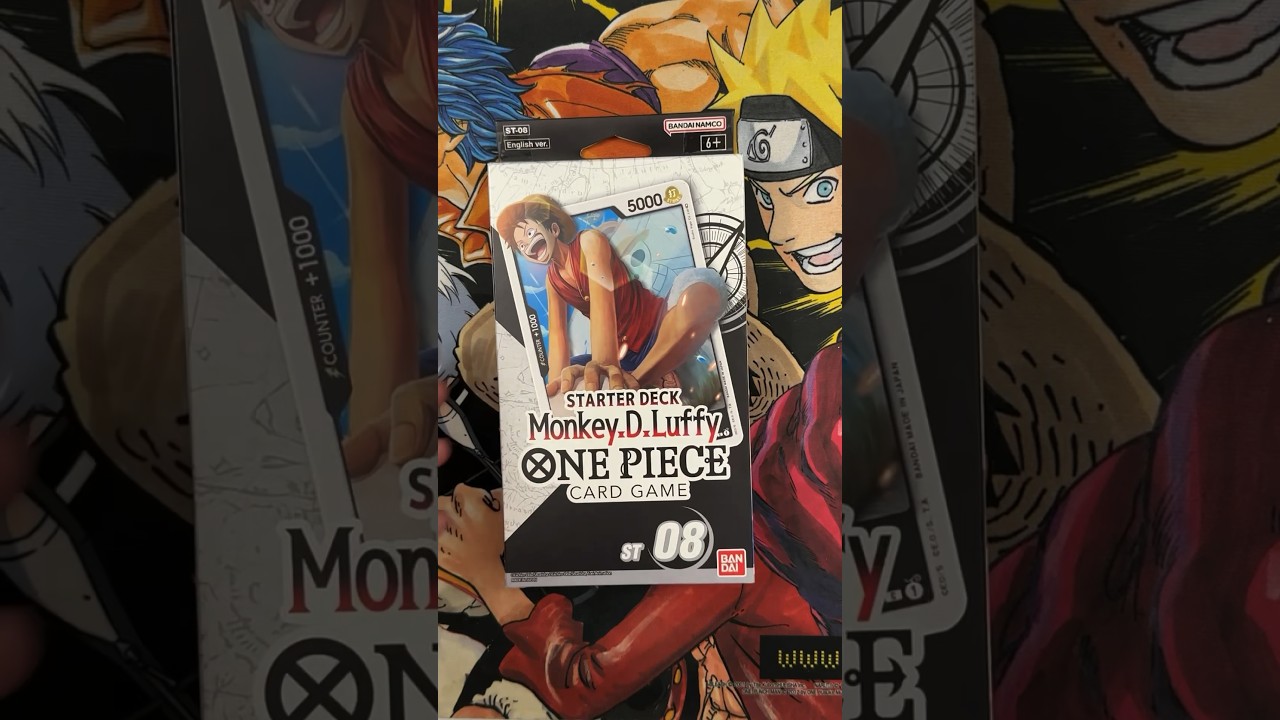 Starter Deck monkey D. Luffy  #shorts #onepiece #unboxing  #onepiecetcg #tcg #ST08 #fyp #optcg