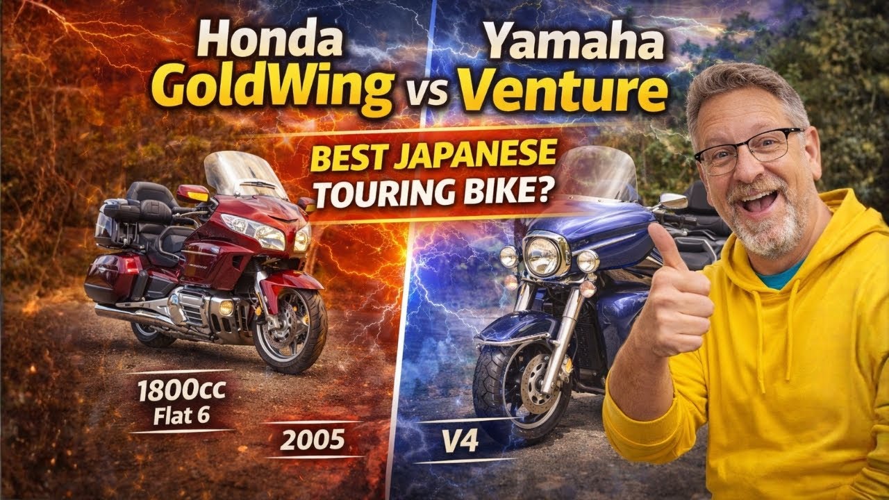 S1E17: Honda GoldWing vs Yamaha Venture | Best Japanese Touring Bike