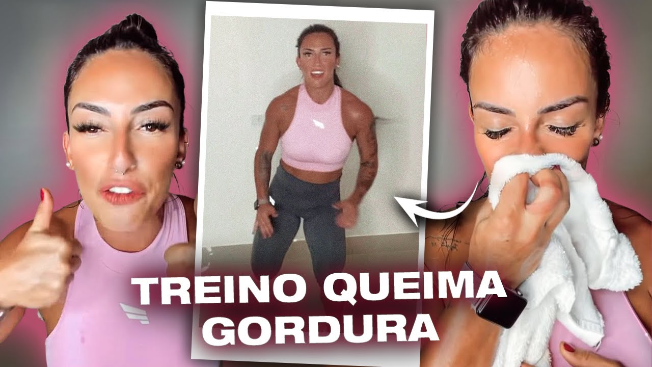 TREINO HIIT EM CASA PRA QUEIMAR GORDURA