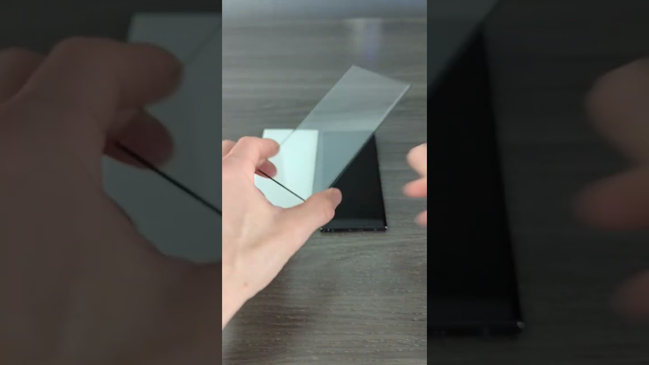 9H Glass Screen Protector Installation