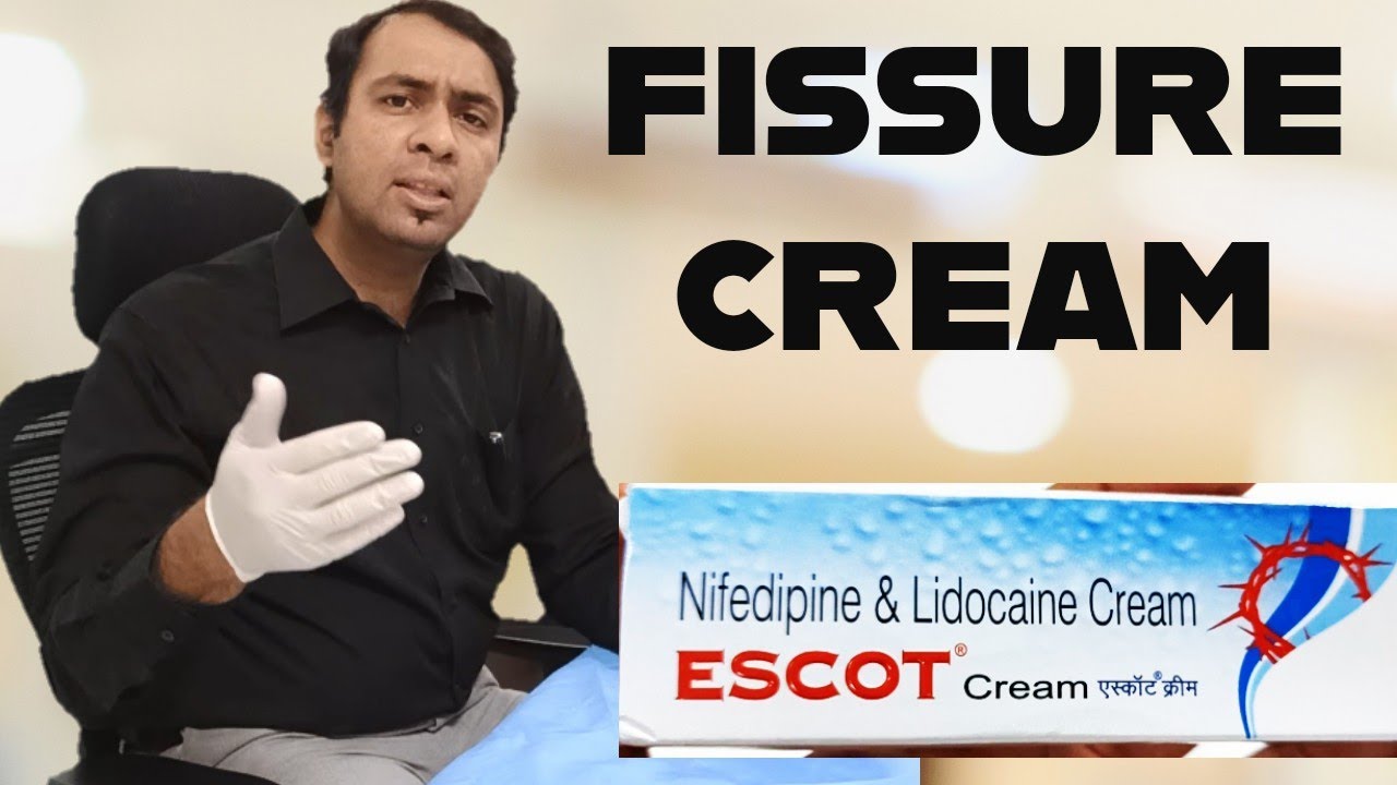 ESCOT CREAM - FISSURE I PILES I HEMMORHOIDS TREATMENT ( Nifedepine & Lidocaine Ointment )
