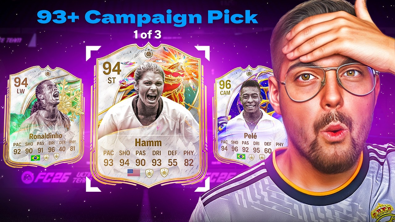 MÓJ PICK Z IKONĄ 93+ ZA SWAPY!!! PACZKI Z IKONĄ 89+!!! EA FC 26 Ultimate Team