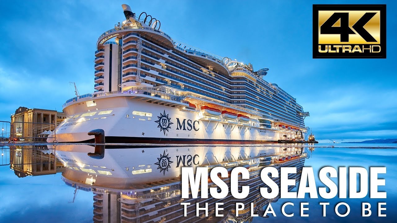 MSC Seaside Tour 4K - Conoce el interior del barco de MSC Cruceros
