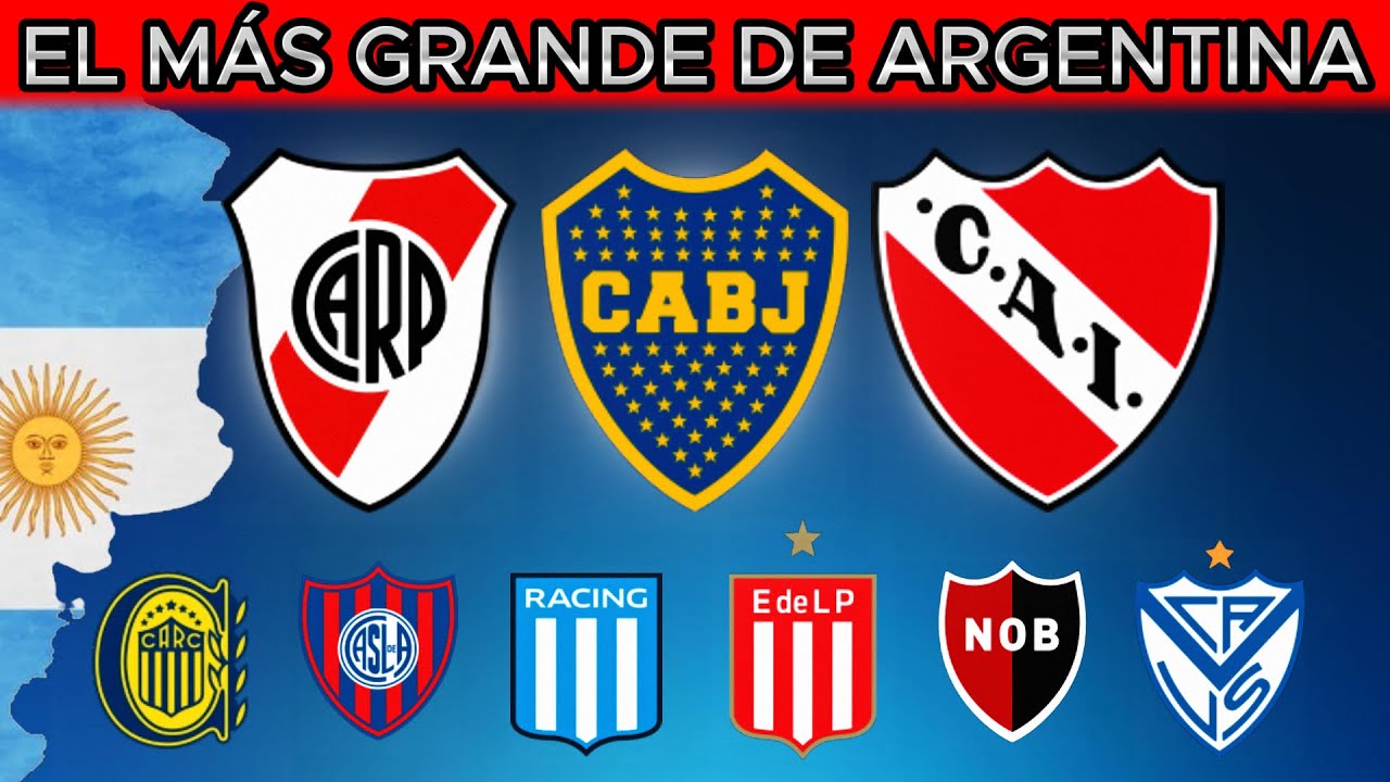 ¿Cuál es el CLUB más GRANDE de Argentina? | ¿Cuál es el CUARTO grande de Argentina?