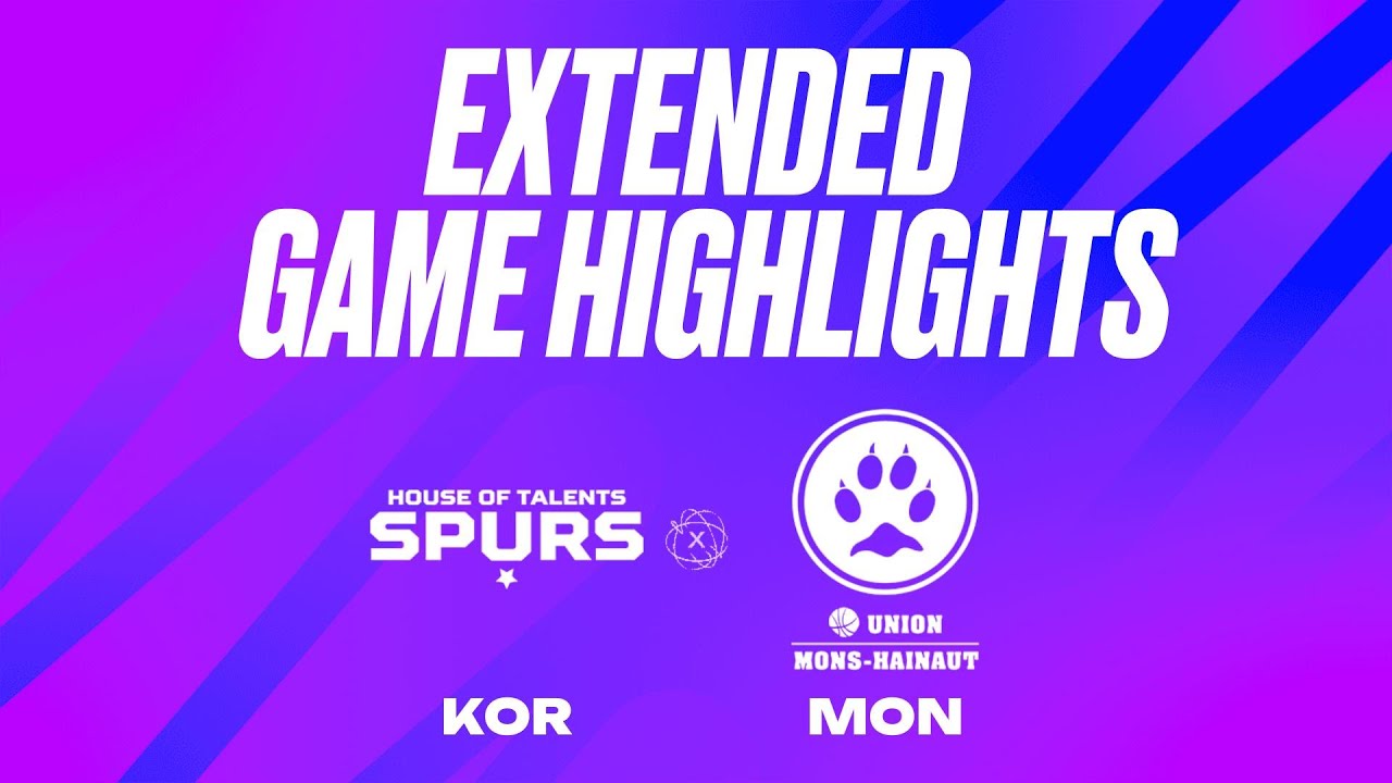 House of Talents Kortrijk Spurs vs. Union Mons-Hainaut Extended Game Highlights