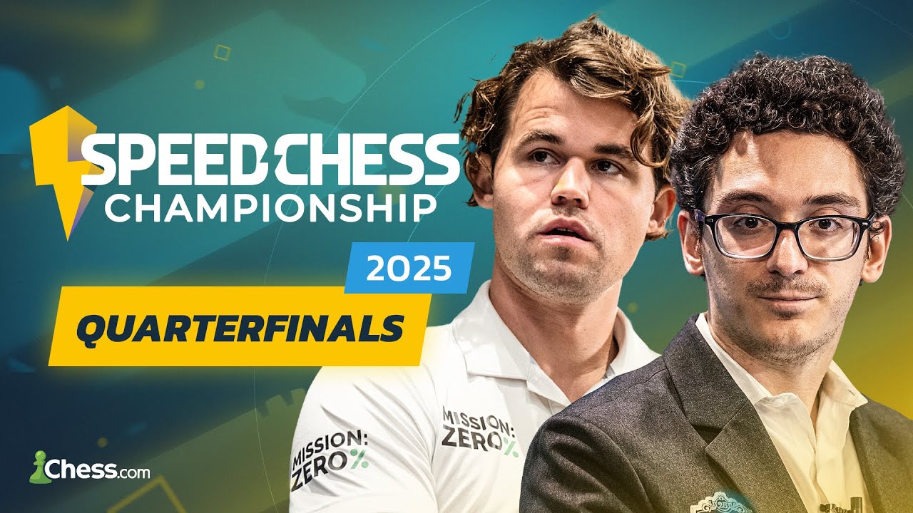 SCC 2025: Magnus Carlsen vs. Fabiano Caruana In Team Liquid Derby! QF
