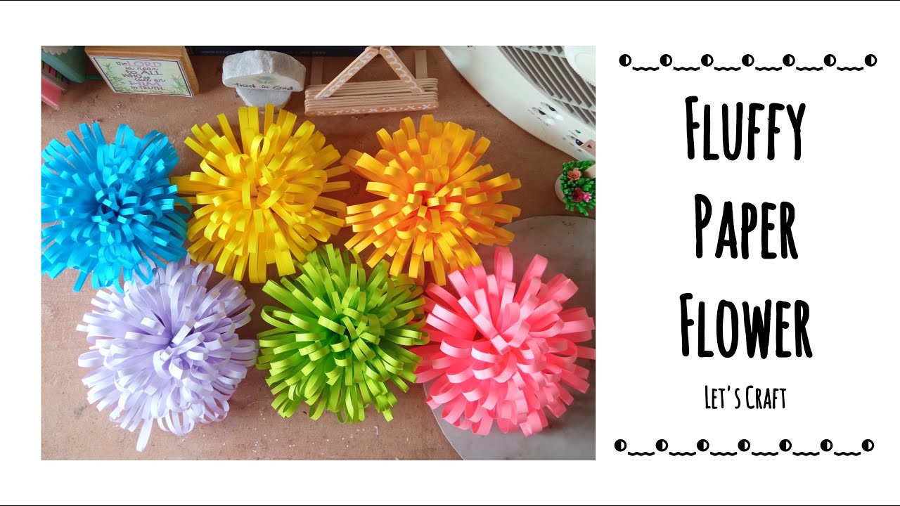 Fluffy Flower | Let's Craft