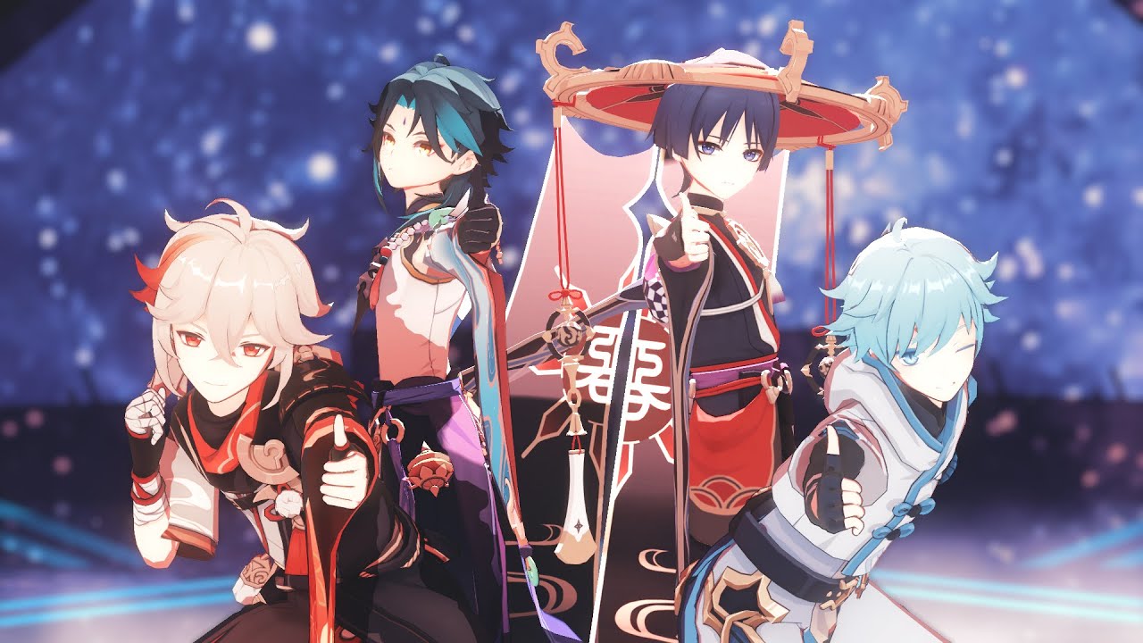 【原神/Genshin Impact/MMD/camera dl】 BRING IT ON！我们将成为大人 反击吧！【魈/重云/枫原万叶/散兵】