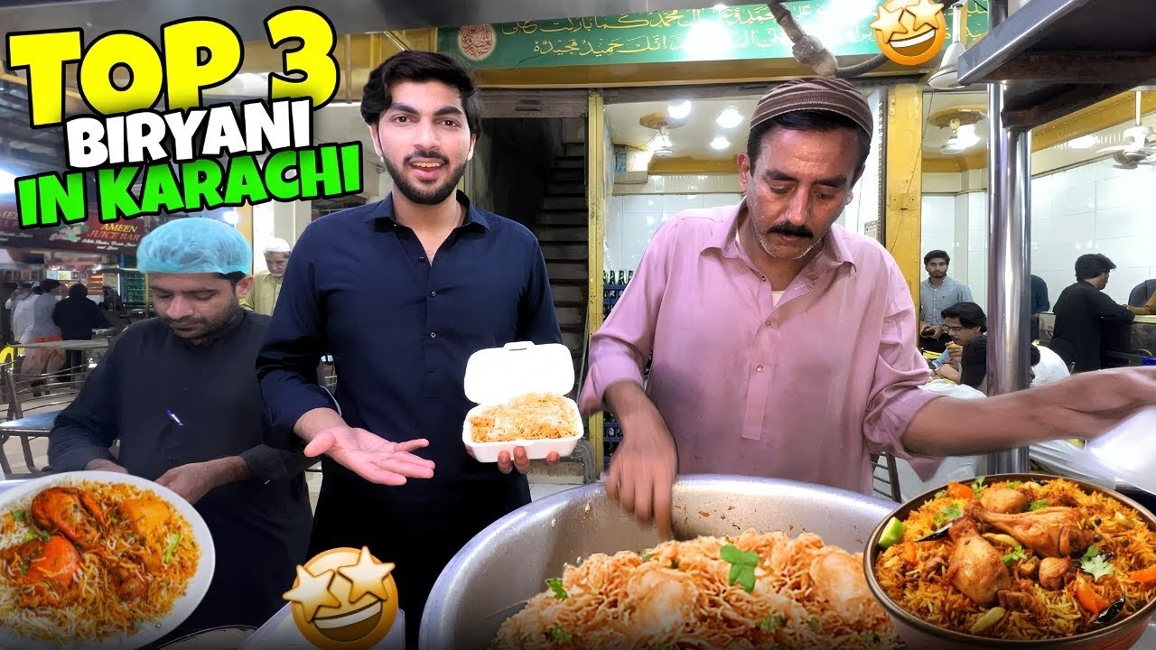Top 3 biryani in karachi kaun si biryani sabse achi hai 🤔😍