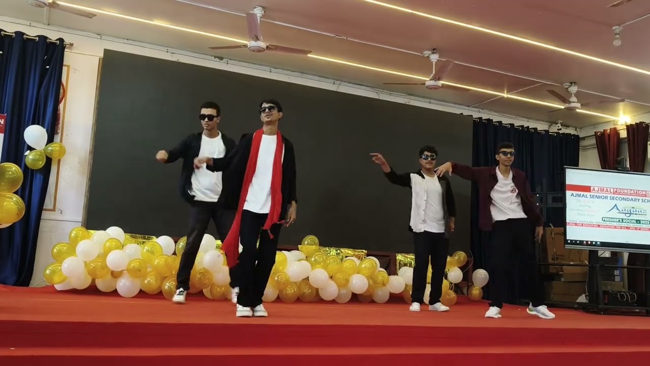 Annual Freshers' dance performance by the students of Ajmal Senior Secondary School Hojai 