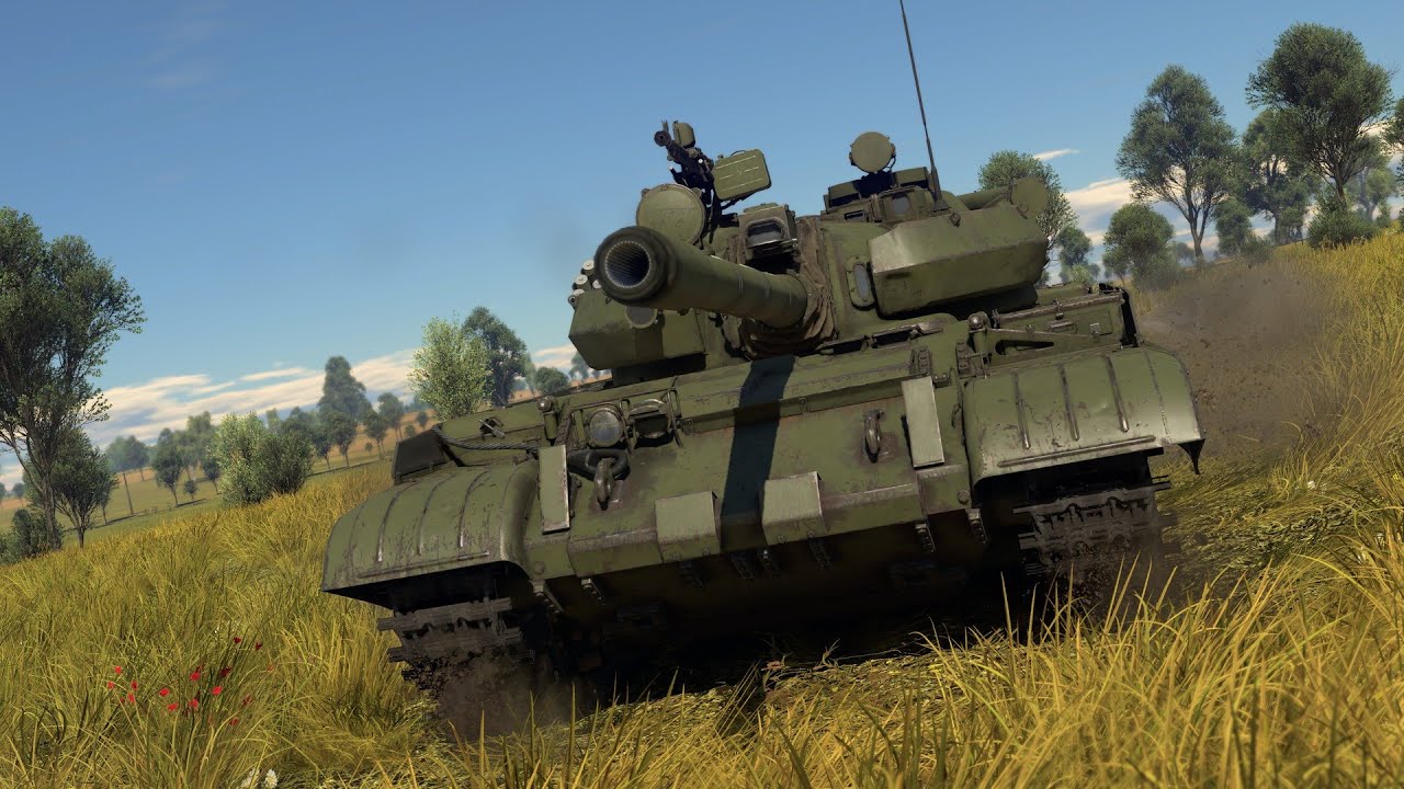 Обзор на Т-55АМ-1 Действительно хорош даже в моих руках) War Thunder!