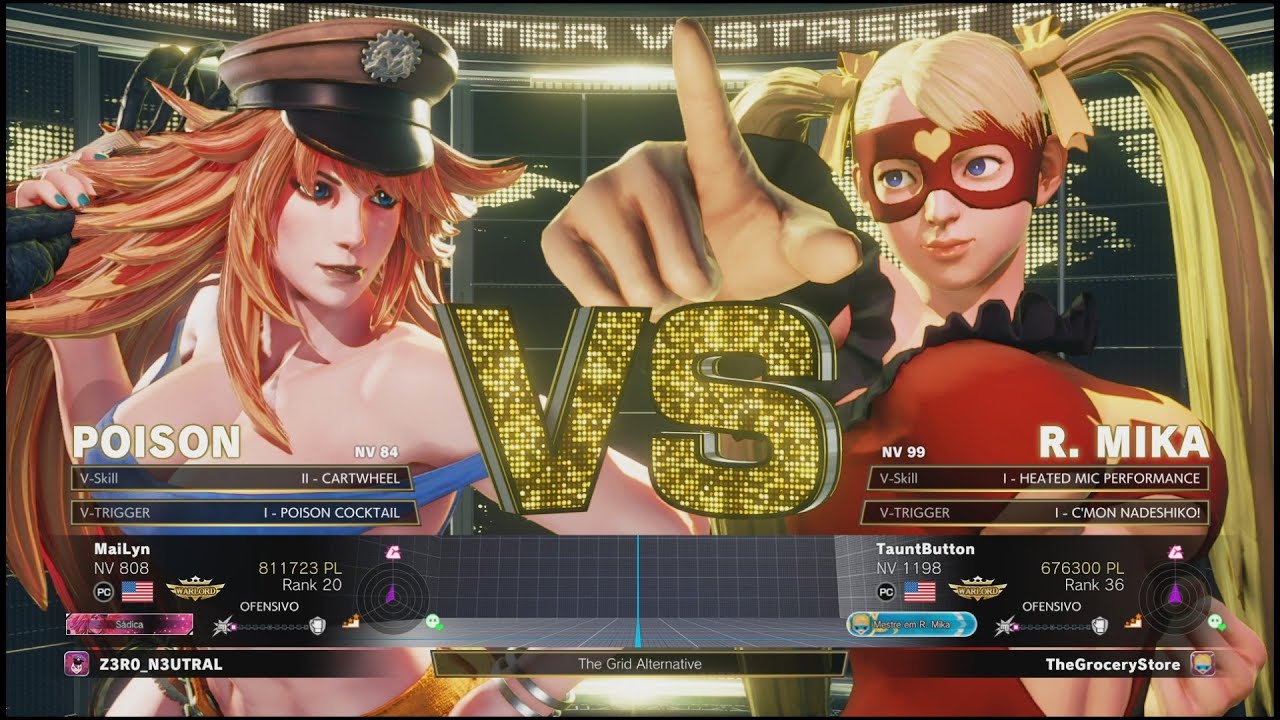 SFV Champion Edition 🔥 MaiLyn (POISON) Vs TauntButton (R. MIKA) 🔥 Online Match's 01-22-2023