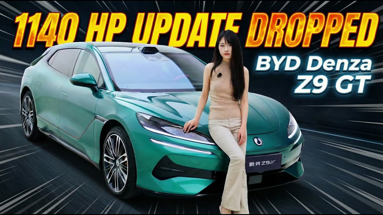 Denza Z9 GT 2026 Refresh: 850 kW BEV, +188 HP, Still Crab Walking Luxury!