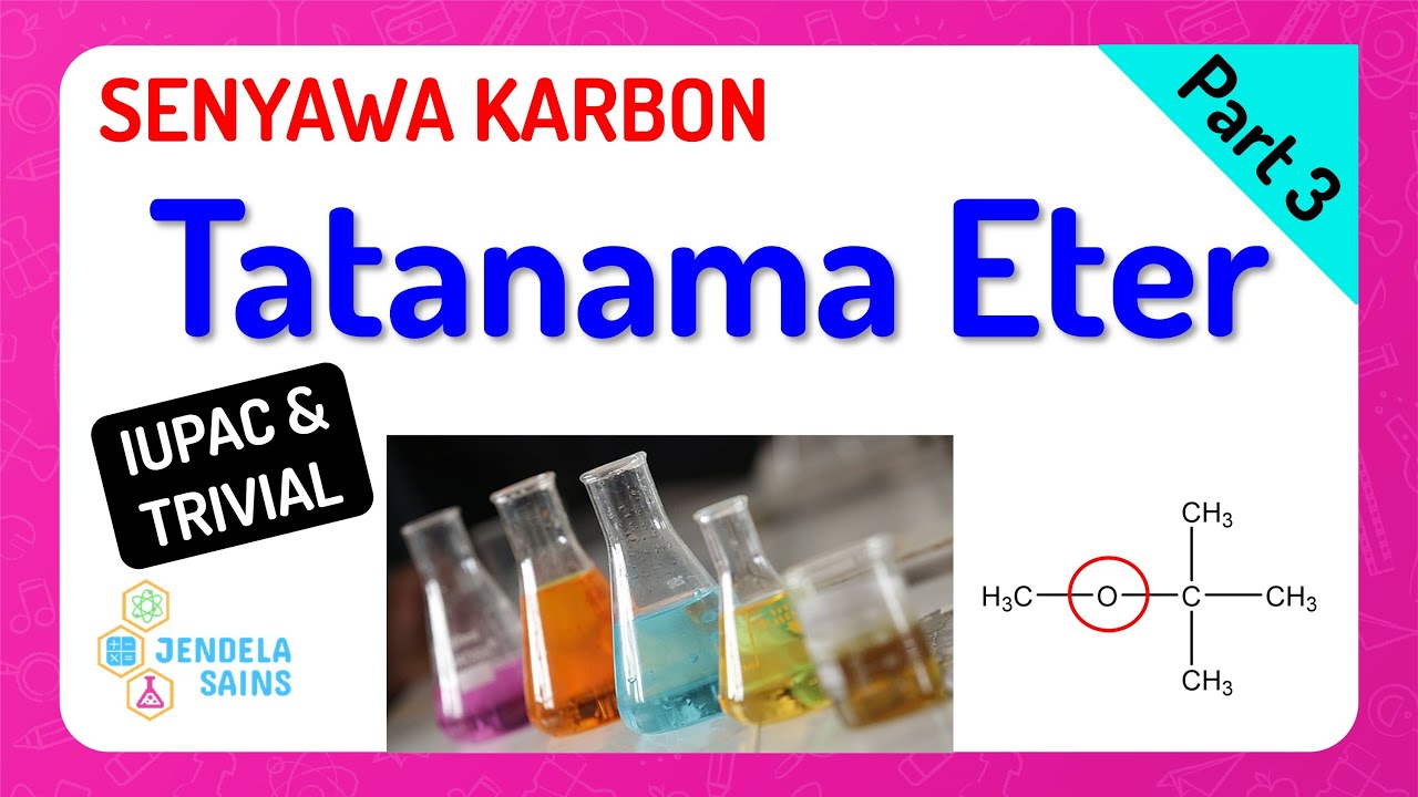 Senyawa Karbon Turunan Alkana • Part 3: Tatanama Eter / Alkoksialkana