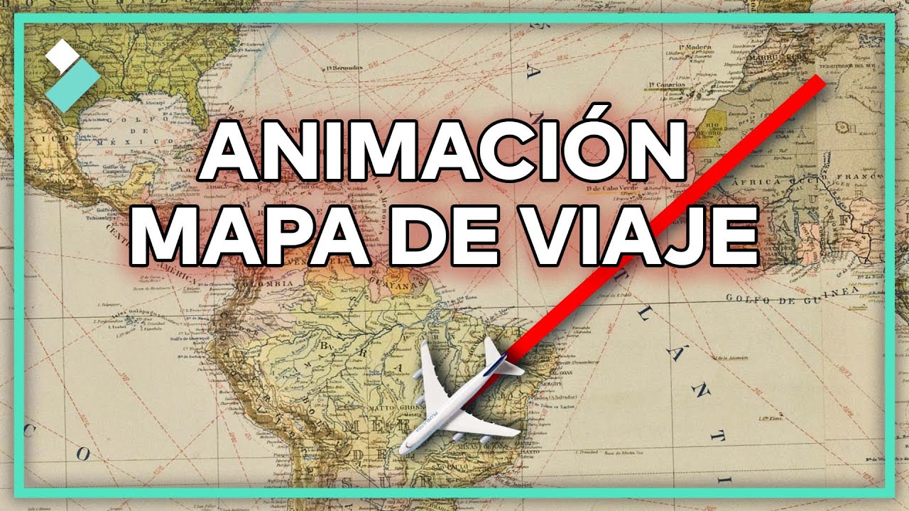 Efecto MAPA ANIMADO para mejorar tus videos de viaje