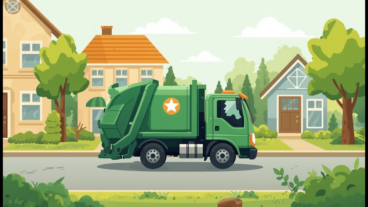 The Little Garbage Truck That Cleaned One Street at a Time | Kids Story