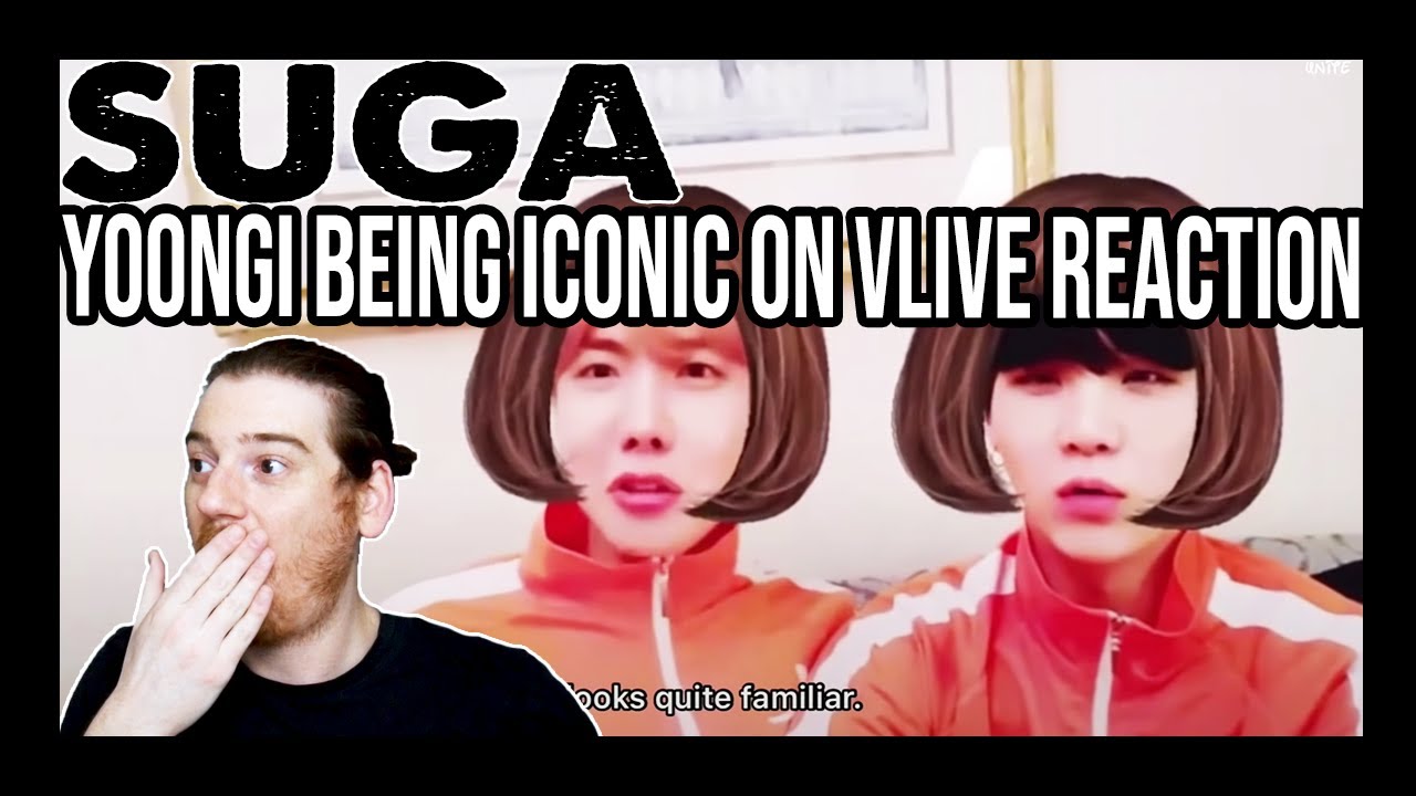 BTS: yoongi being iconic on vlive REACTION [BTS ROAD MAP] 💜