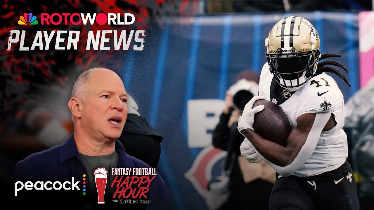 It is time to bench Saints' Alvin Kamara in fantasy? | Fantasy Football Happy Hour | NFL on NBC