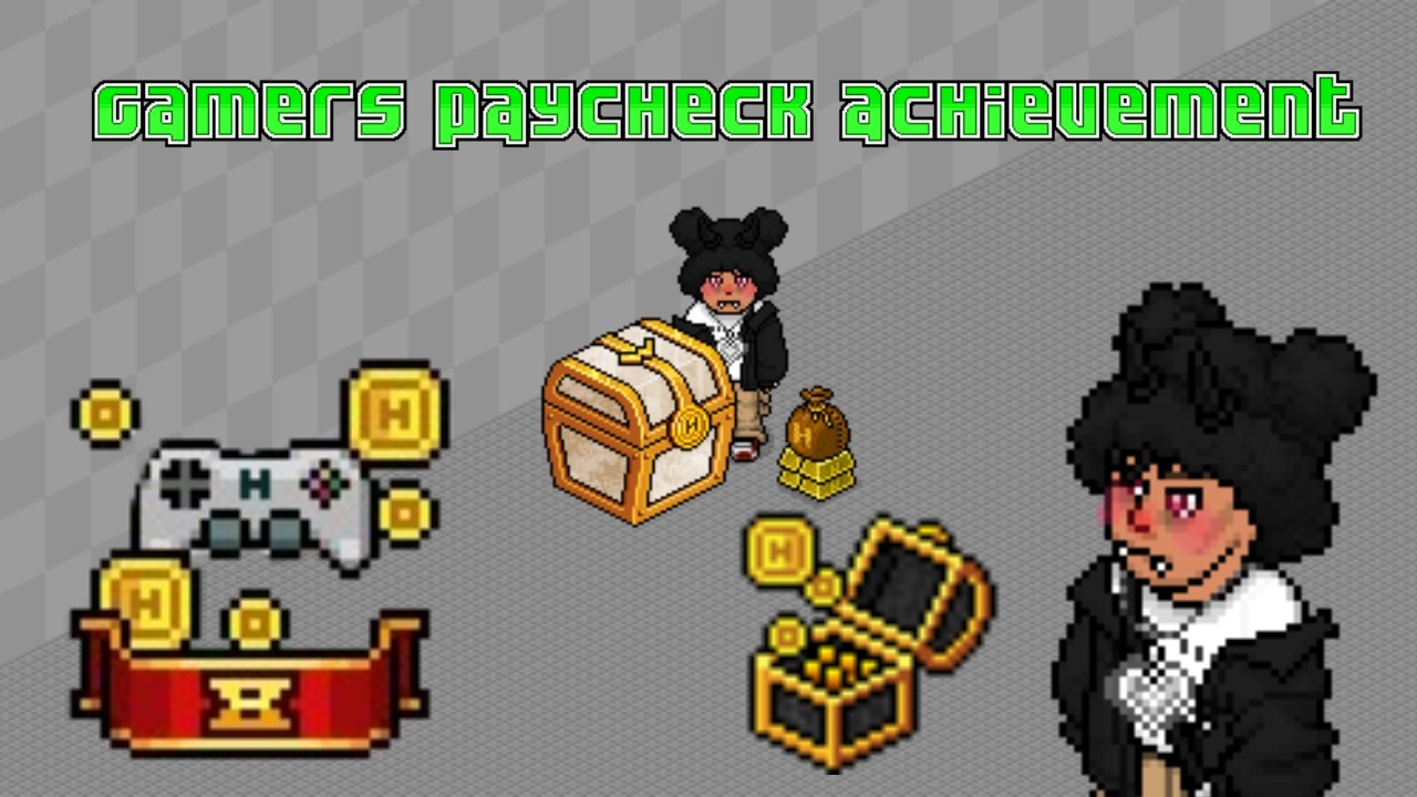 Habbo Hotel: How to Complete Gamer's Paycheck Achievement