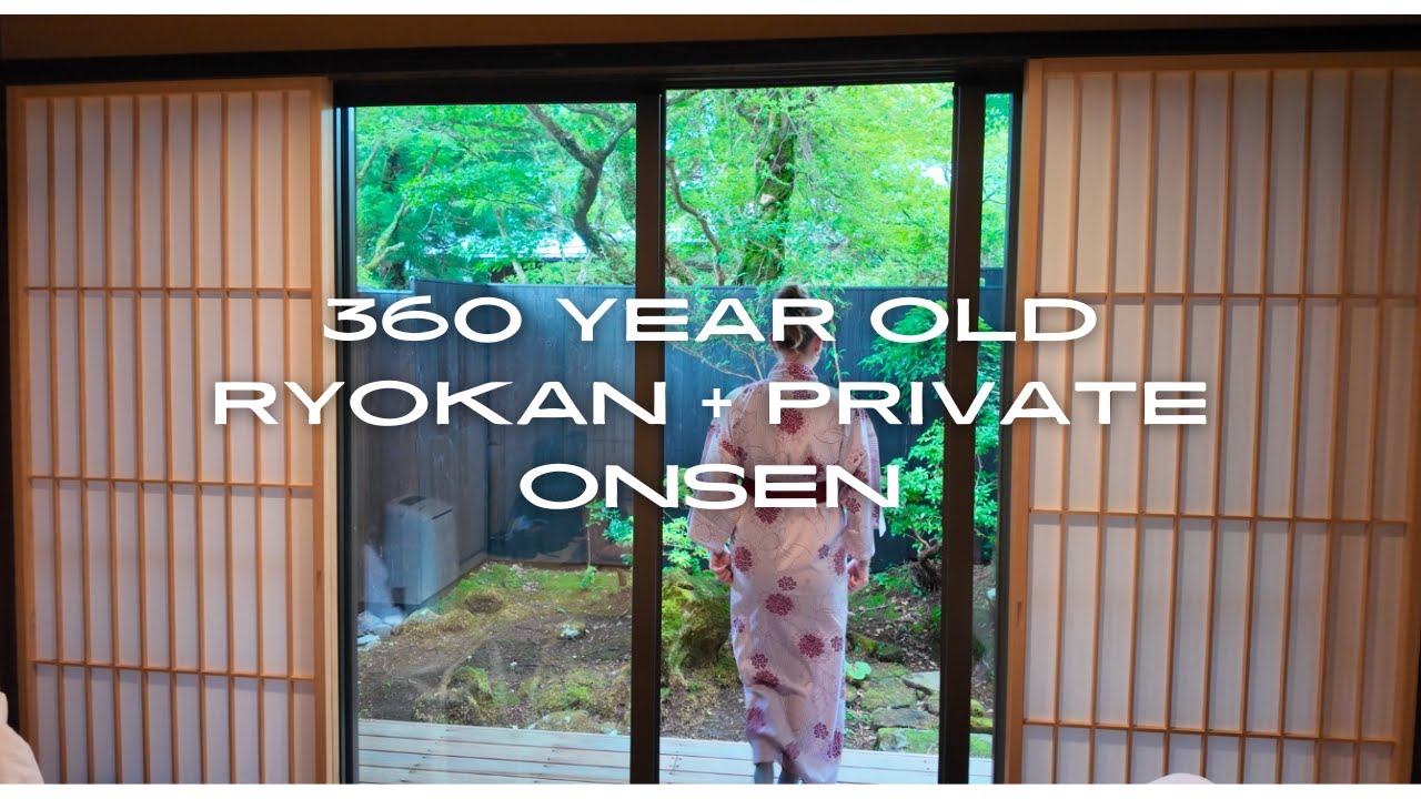 WE STAYED IN A 360 YEAR OLD RYOKAN WITH AN ONSEN (Ate fish head)