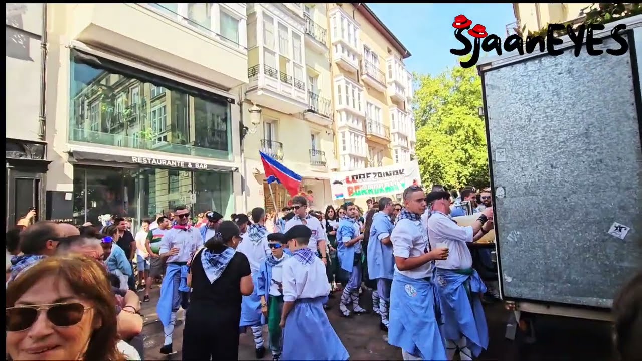 Grand August Festival in Spain with small City Centre Tour and Enjoyment. #españa #entertainment 
