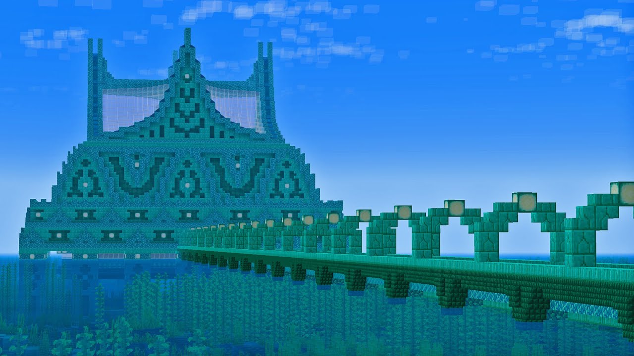 I Built Across an Entire Ocean in Minecraft!