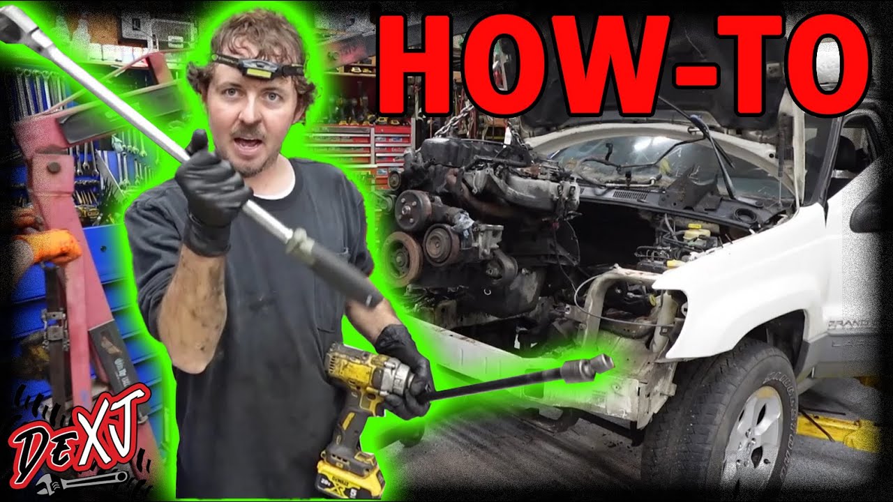 4.0 Engine Swap In A WJ: Learn How To Do It In 4 Hours or Less With My Easy Steps!