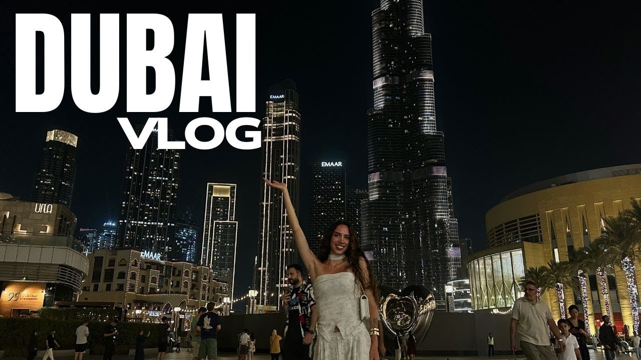 DUBAİ VLOG🏜️ Aura Skypool, Safari & Dubai Mall 💛 Geceleri tek başıma dolaştım!