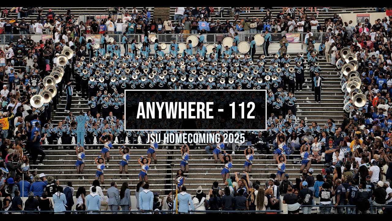 Anywhere - 112 - Jackson State University Marching Band - JSU Homecoming - 2025 @112RebirthTV