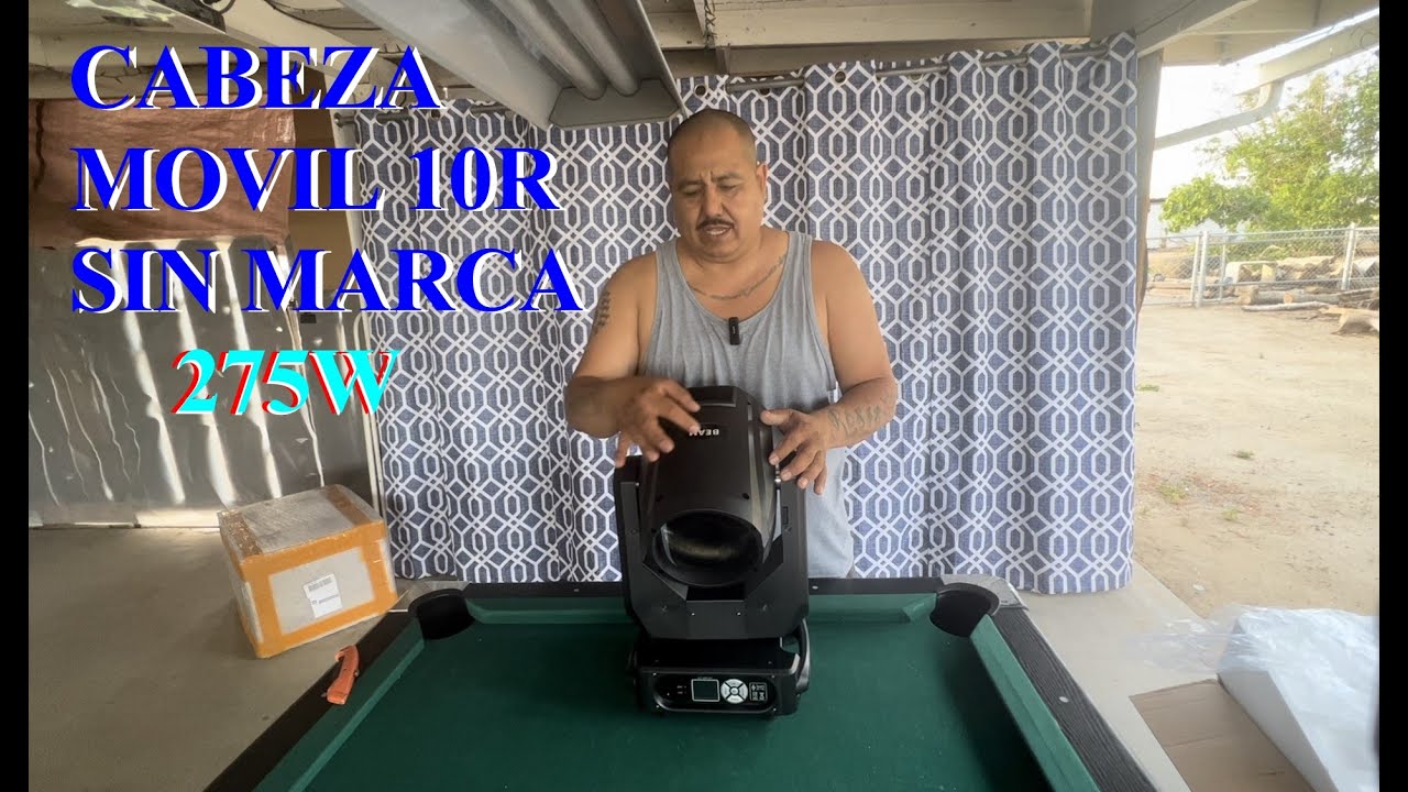 CABEZA MOVIL 10R SIN MARCA 275W