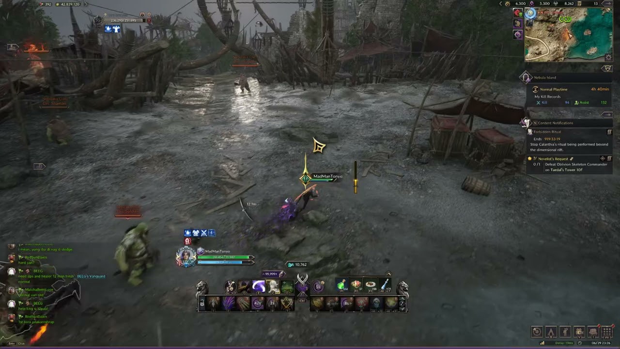 KILLING GS DAG!! Delulu bow and tevent dagger combo in Nebula 