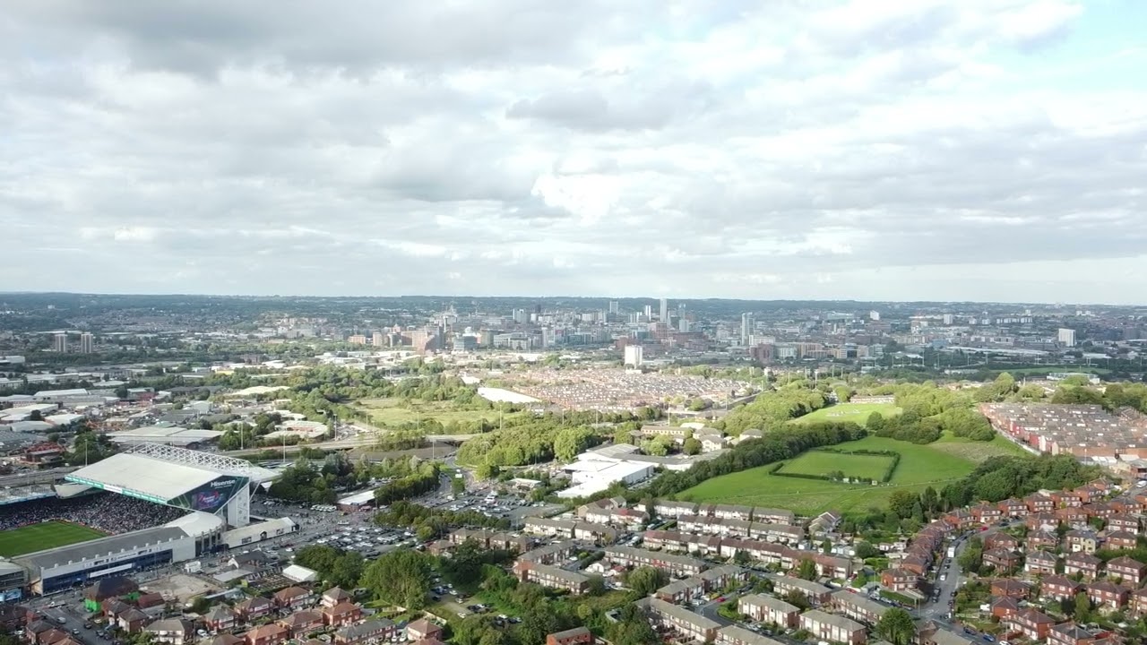 Leeds Skyline - Drone View