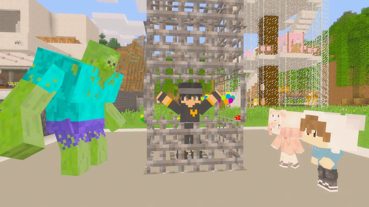 يوميات المتدعبلين #57 لازم ننقذ اخوي عليشكو من الزومبي العملاق !!؟😨😱