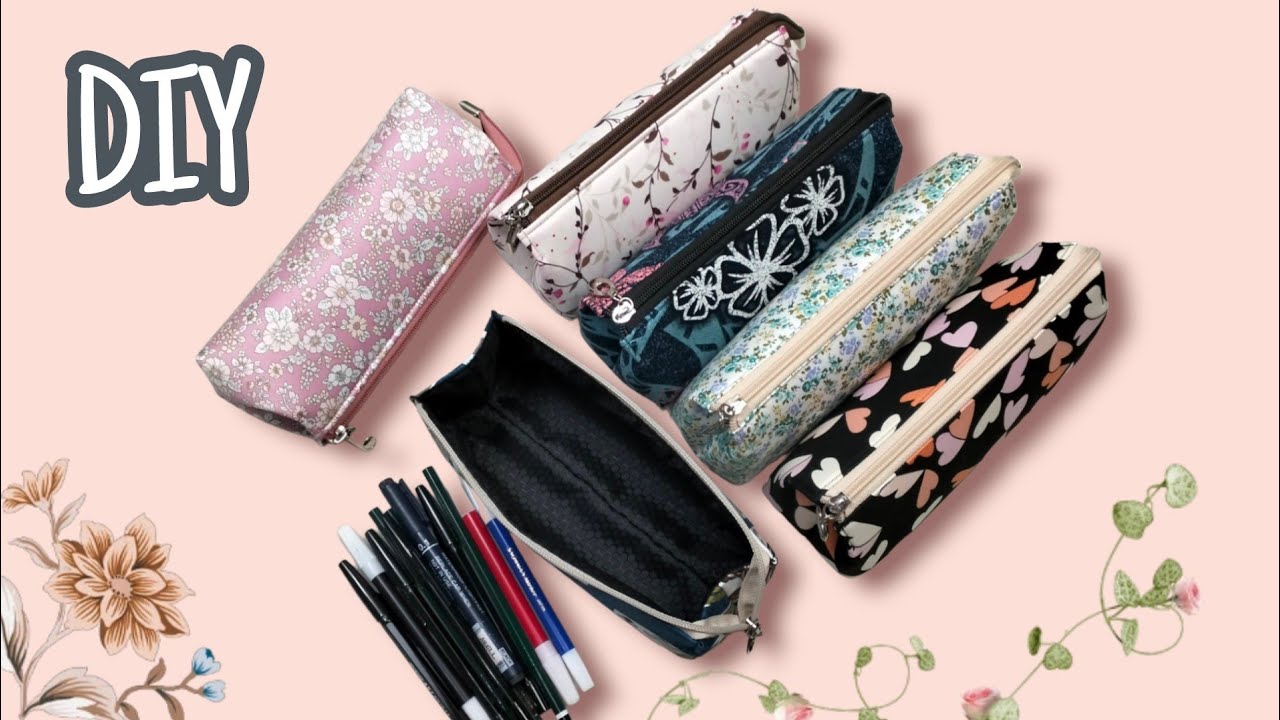 DIY Open Wide Pencil Case/easy Sewing & Neatly