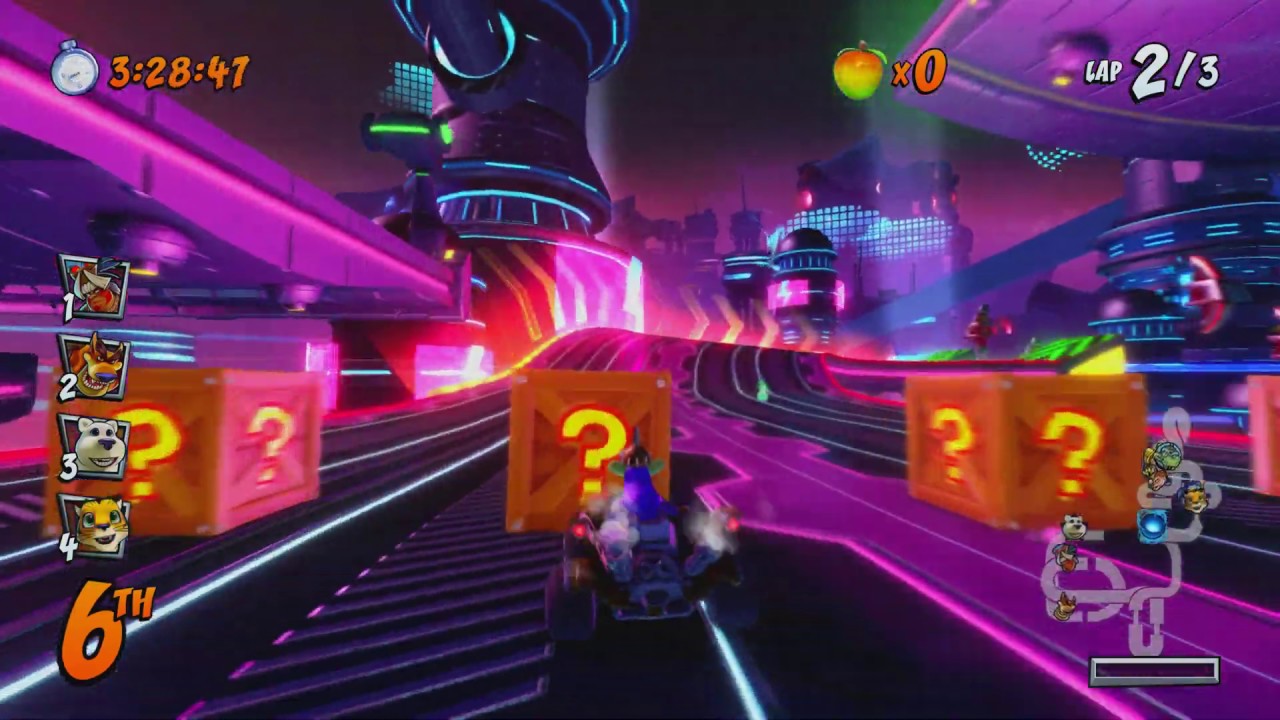 Crash Team Racing Nitro-Fueled | Electron Avenue Gameplay (Direct-Feed Footage)