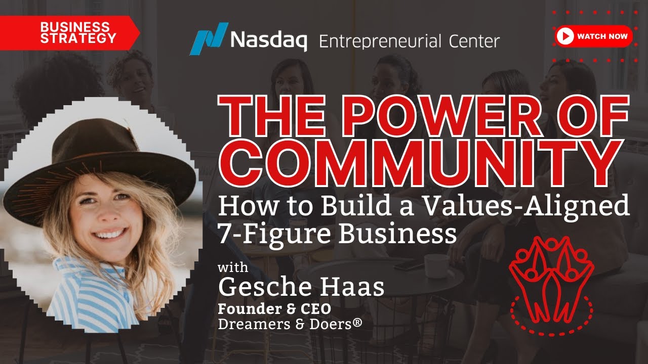 The Power of Community: How to Build a Values-Aligned 7-Figure Business with Gesche Haas