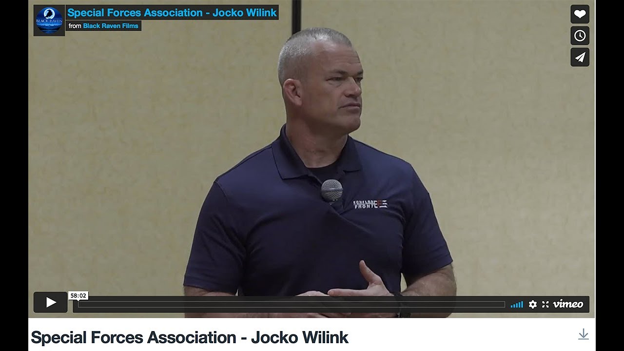 Special Forces Association — Jocko Willink