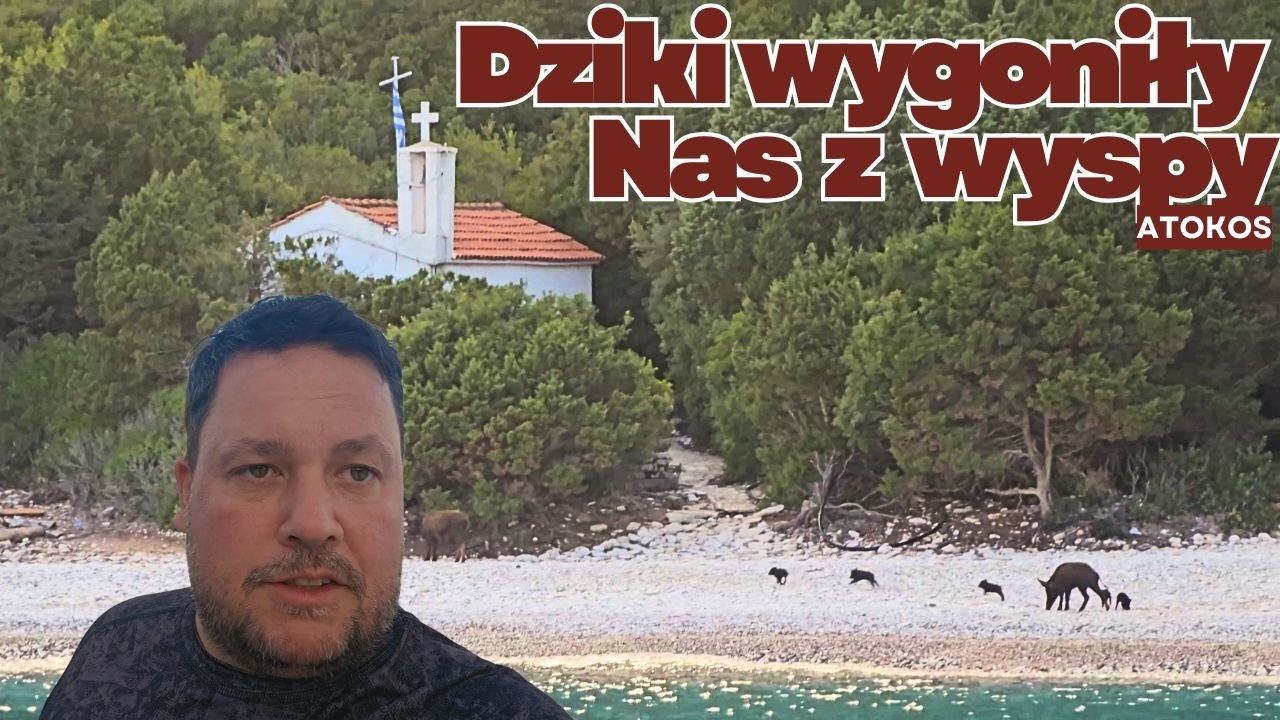 Pływające Dziki przegoniły nas z wyspy - Atokos Morze Jońskie Grecja