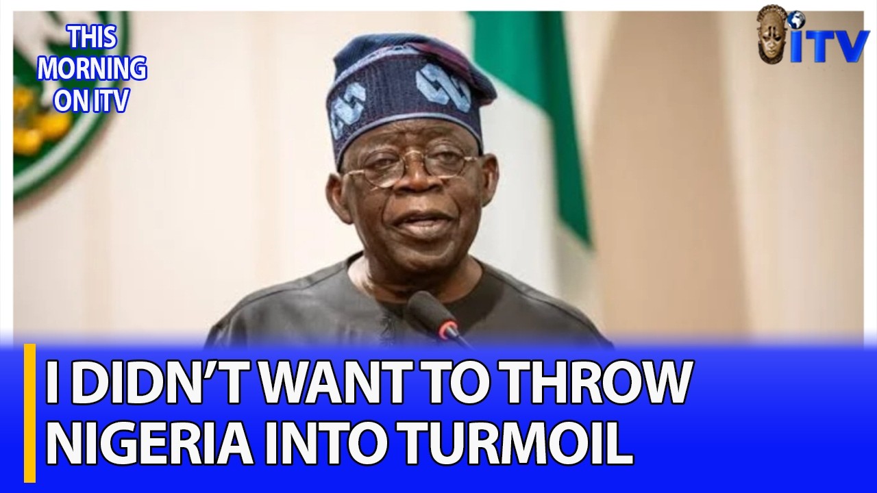 Я не хотел ввергать Нигерию в хаос – Тинубу о причинах подписания им Закона о выборах.